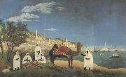 Henri Rousseau The Port of Algiers Spain oil painting artist